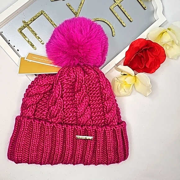 MICHAEL Michael Kors Accessories - Michael Kors Deep Furchisa  Beanie